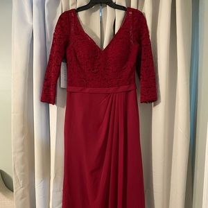 Burgundy MOB/ Bridesmaid dress